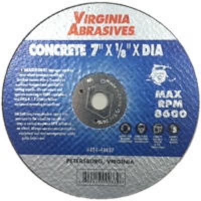 Product Virginia Abrasives - Concrete - Reinforced Type 1 - Cut-Off Wheels for Circular Saws image