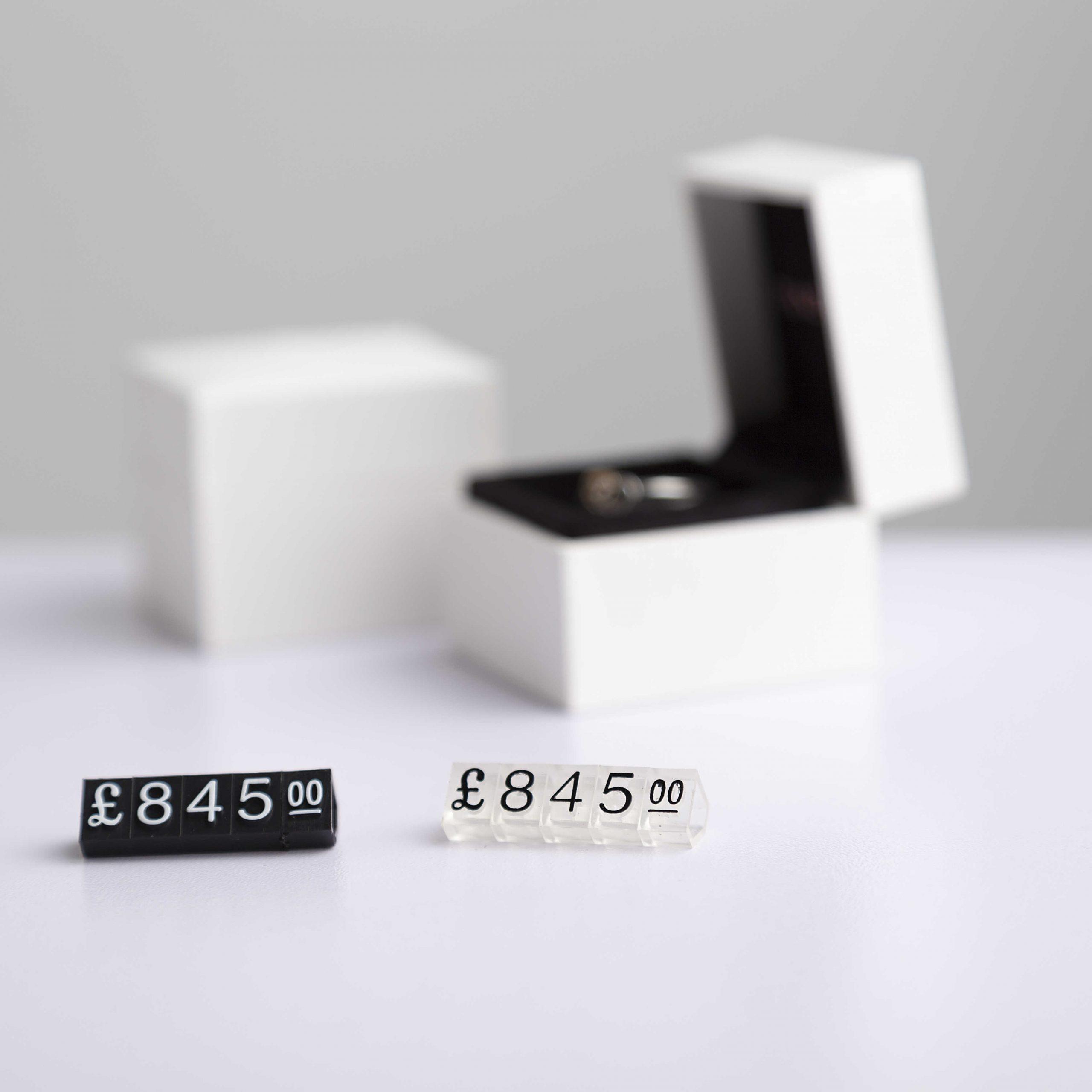 Product Large Price Cubes Kit For Shops | The Display Centre image