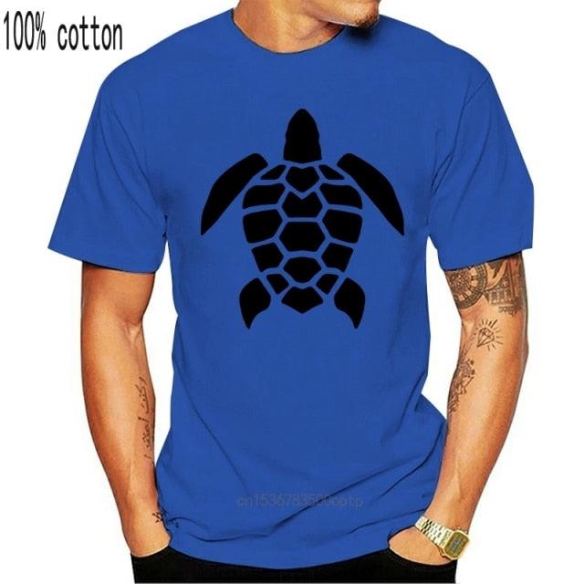 Product: Men T-Shirt: Turtle Print - Diving Specials Shop