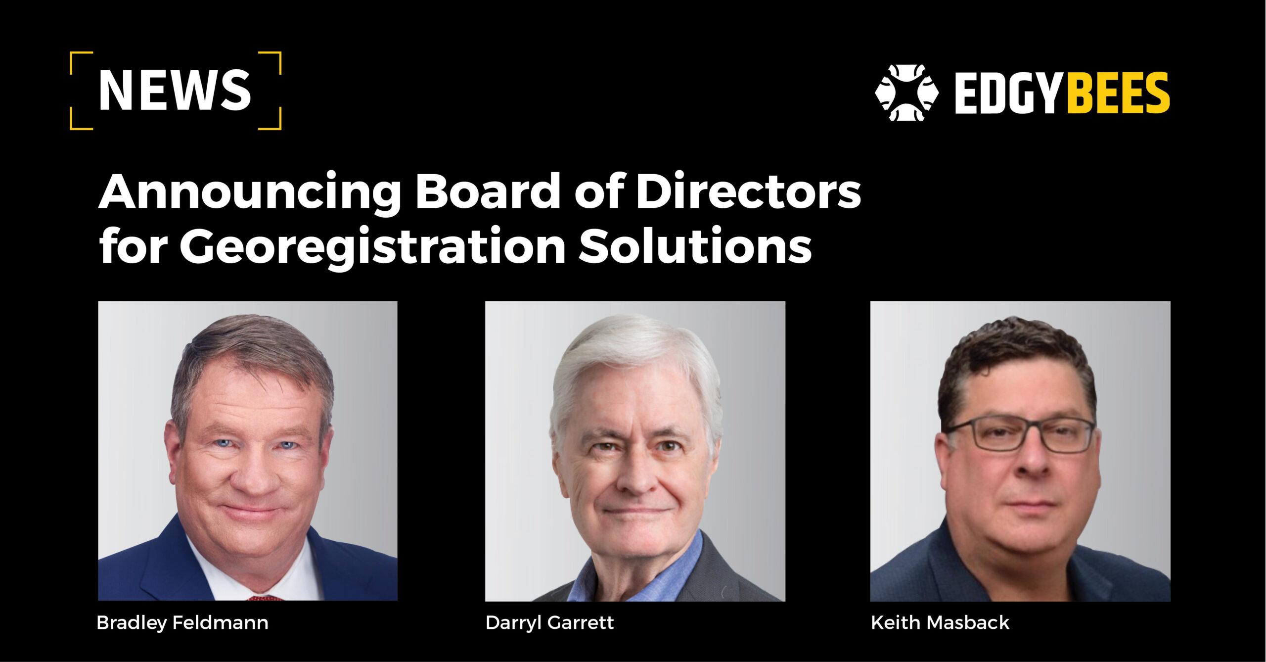 Product Edgybees Inc. Announces Board of Directors for Georegistration Solutions - Edgybees image