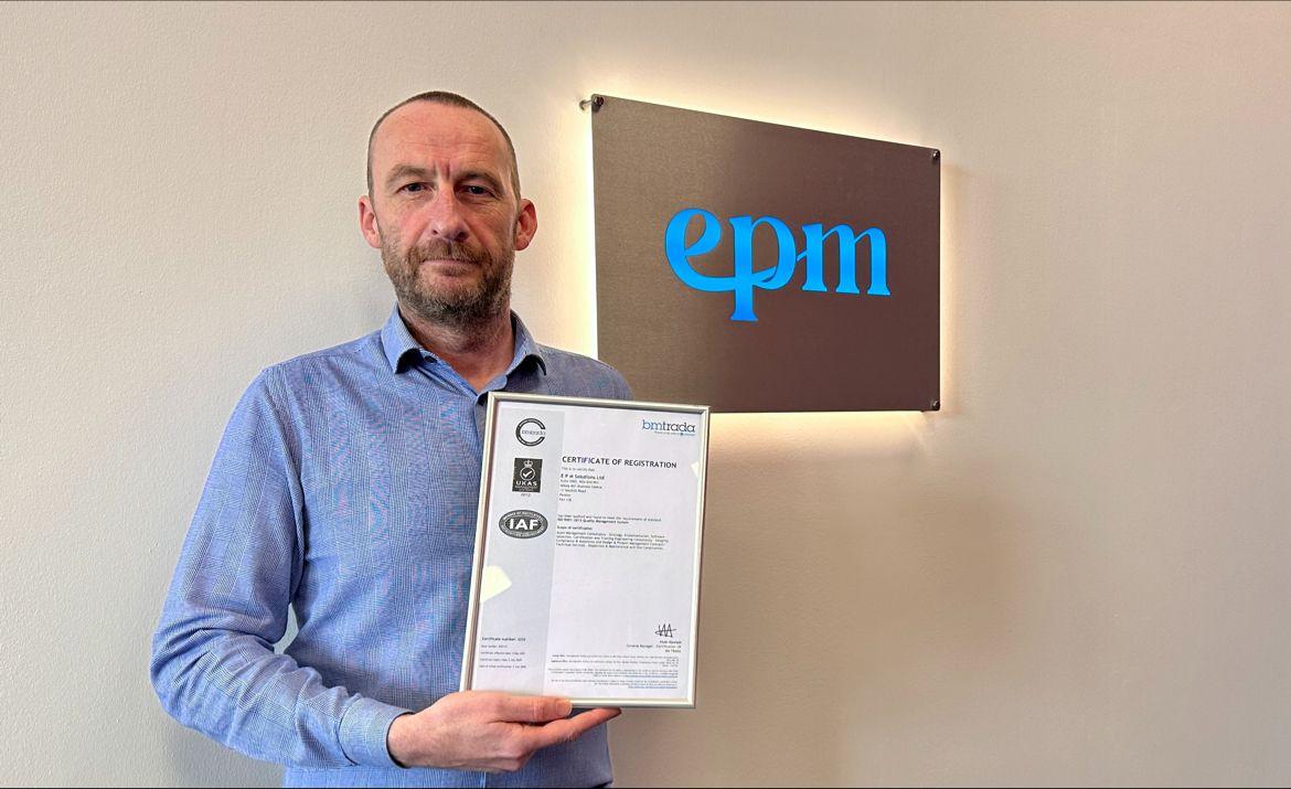 Product EPM Solutions retain ISO9001:2015 Certification - EPM Solutions image