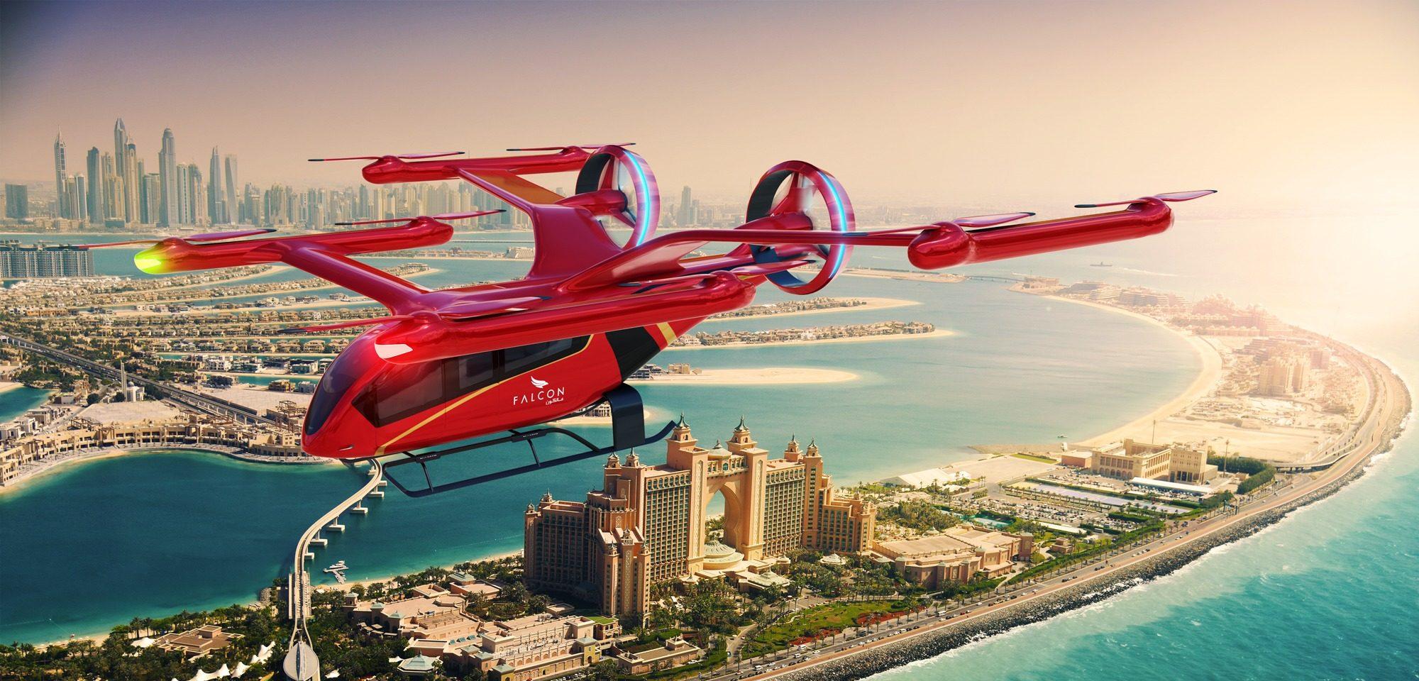 Product Eve and Falcon Aviation Services announce partnership to introduce eVTOL flights in Dubai - Eve image