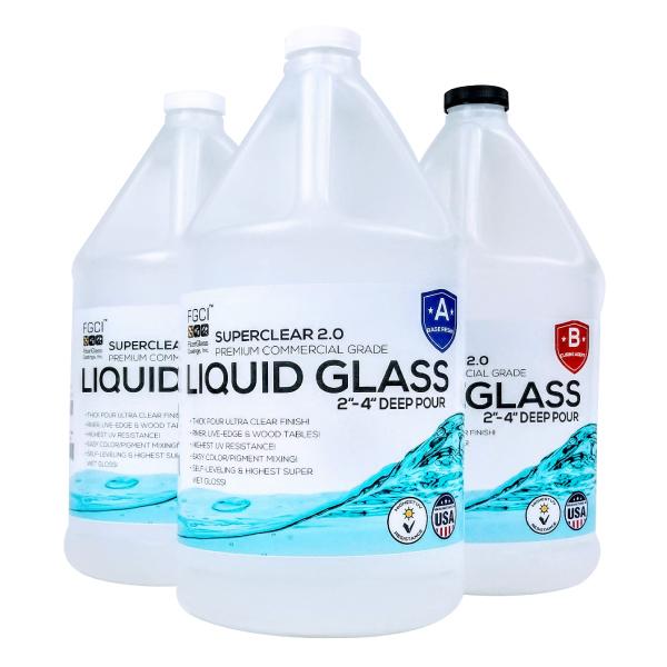 Product Liquid Glass Deep Pour Epoxy 2:1 - Up to 2"-4" Thick Per Pour - FGCI image
