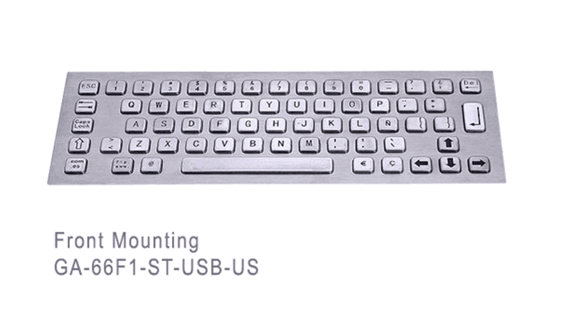 Product Stainless Steel Front Mount Keyboard | GETT Asia image