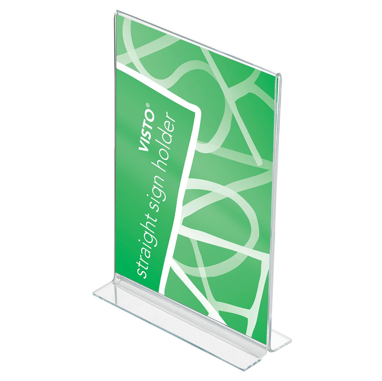 Product Sign Holder Straight Acrylic A4 - Gillis Creative Display Solutions image