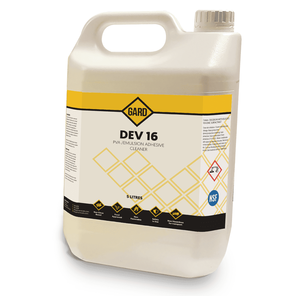 Product GARD DEV 16 – PVA AND EMULSION CLEANER - Glue Guard Inc. image