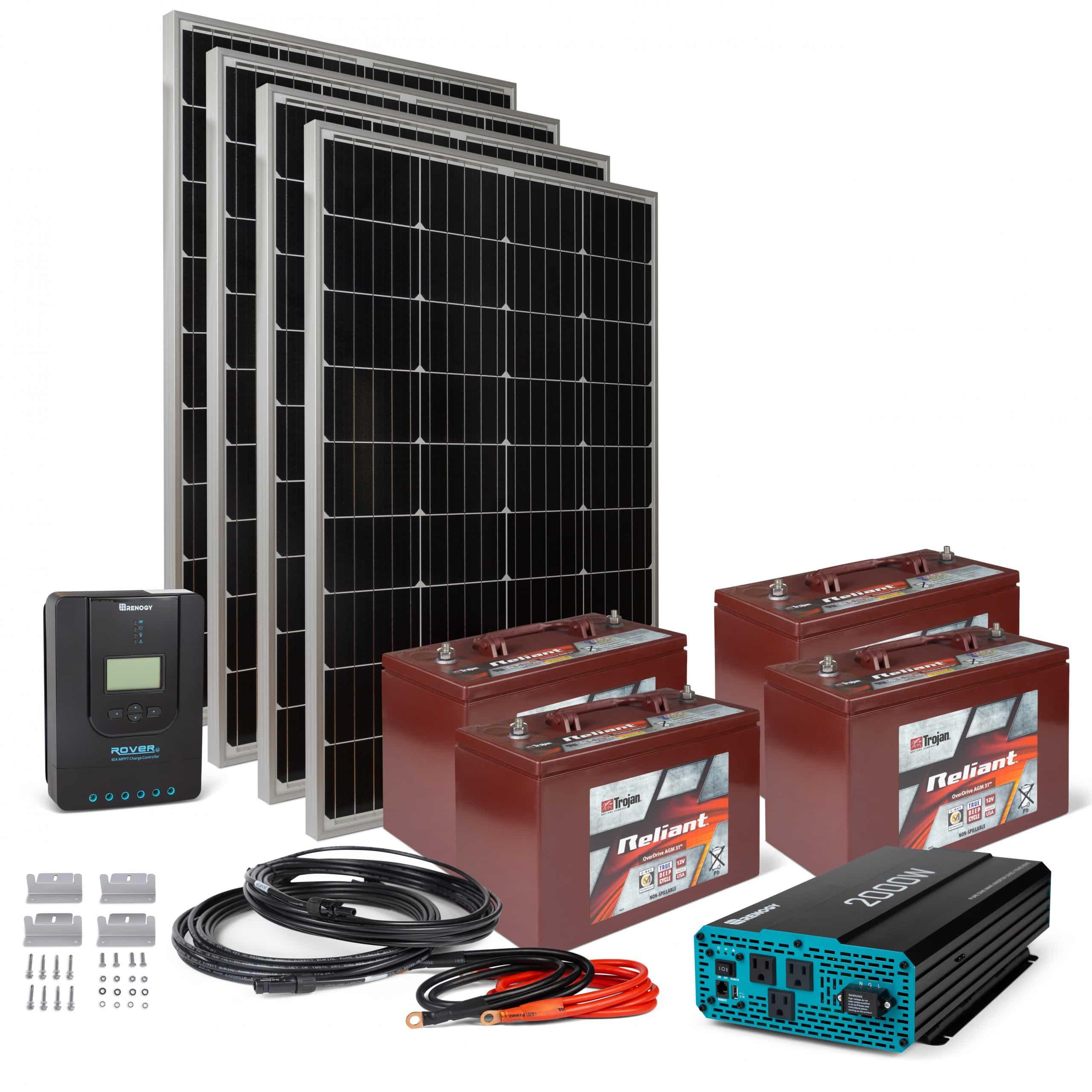 Product Adventurer 1200 Off-Grid Solar Kit for Cabins, Homes, RVs, Outdoors 305W 12V image