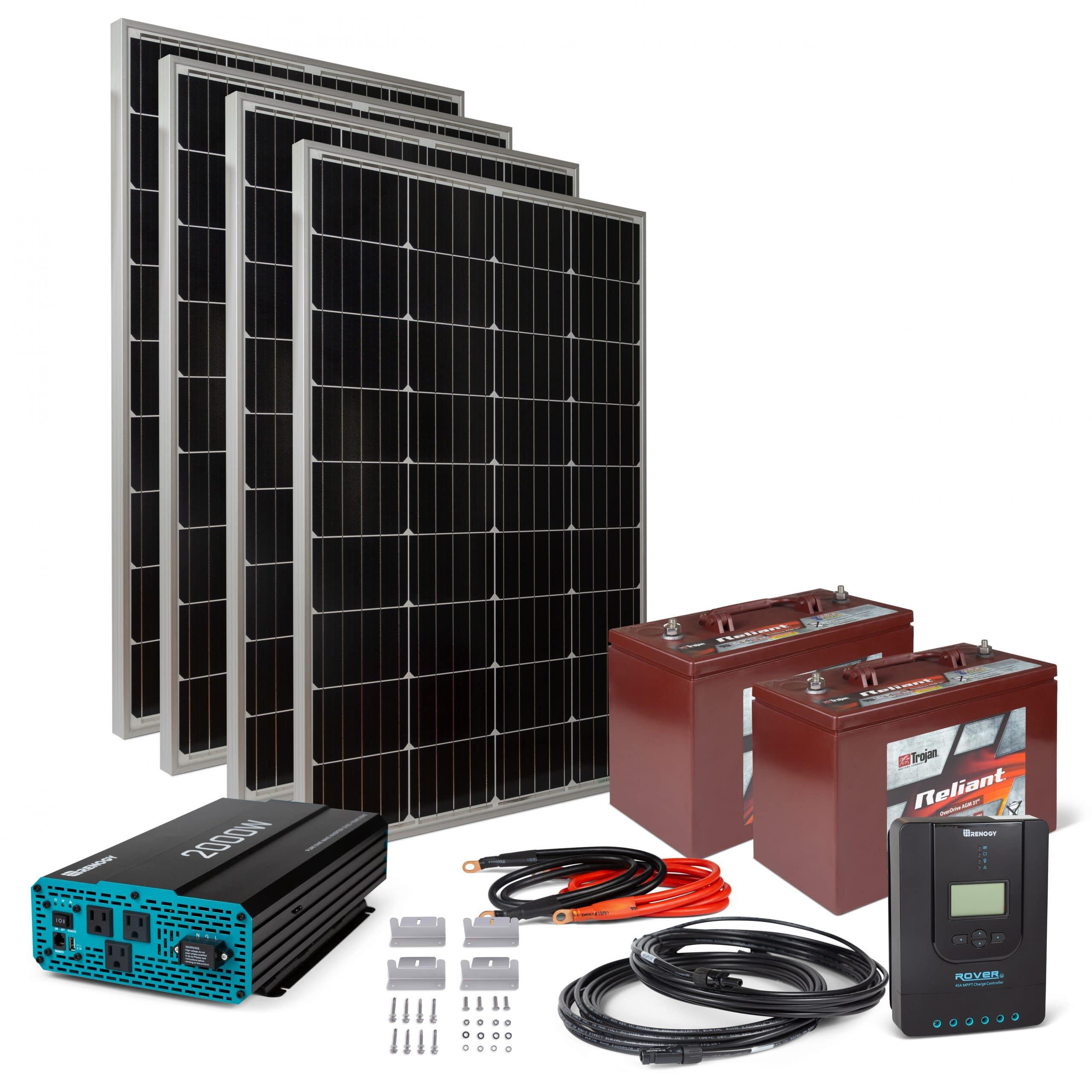 Product Adventurer 600 Off-Grid Solar Kit for Cabin, RV, Home - 150W 12V image