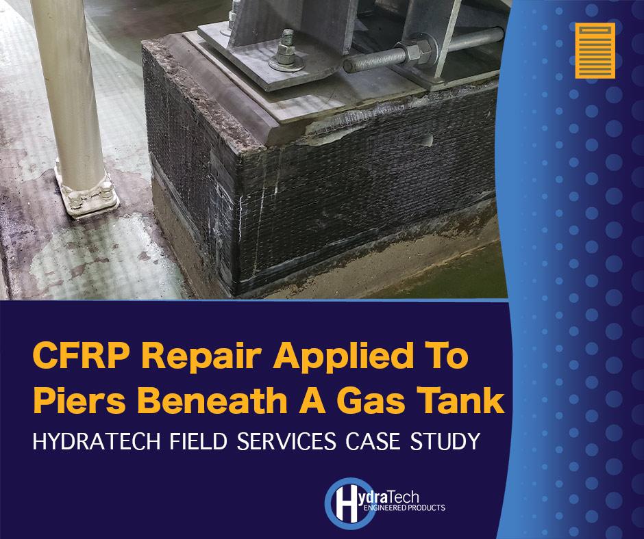 Product CFRP Repair Applied To Peirs Beneath A Gas Tank - HydraTech image