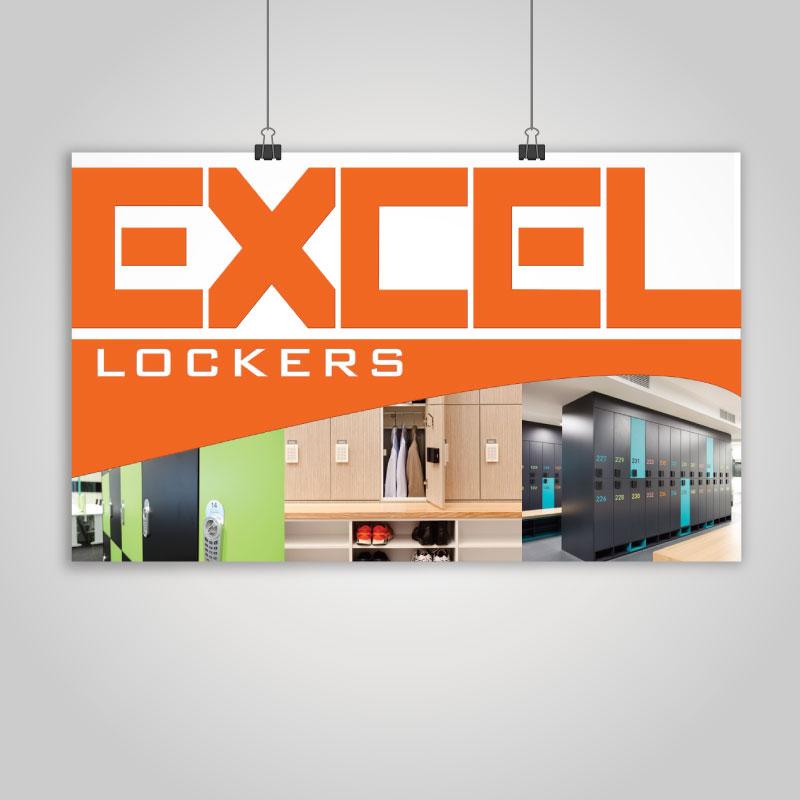 Product: Excel Locker Business card redesign – Plain Design.