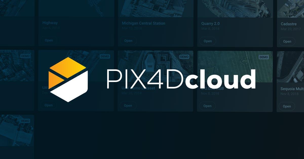 Product PIX4Dcloud: Cloud based drone mapping software | Pix4D image
