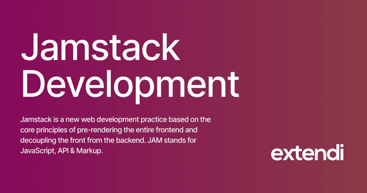 Product Extendi | Jamstack Development image