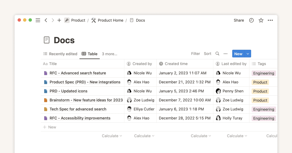 Product: A documents database tailored for product teams