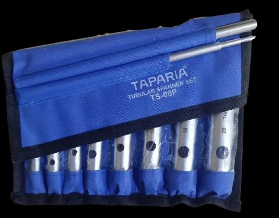 Product Taparia TS 08P Tubular Box Spanner Set of 8 - InchTools.com image