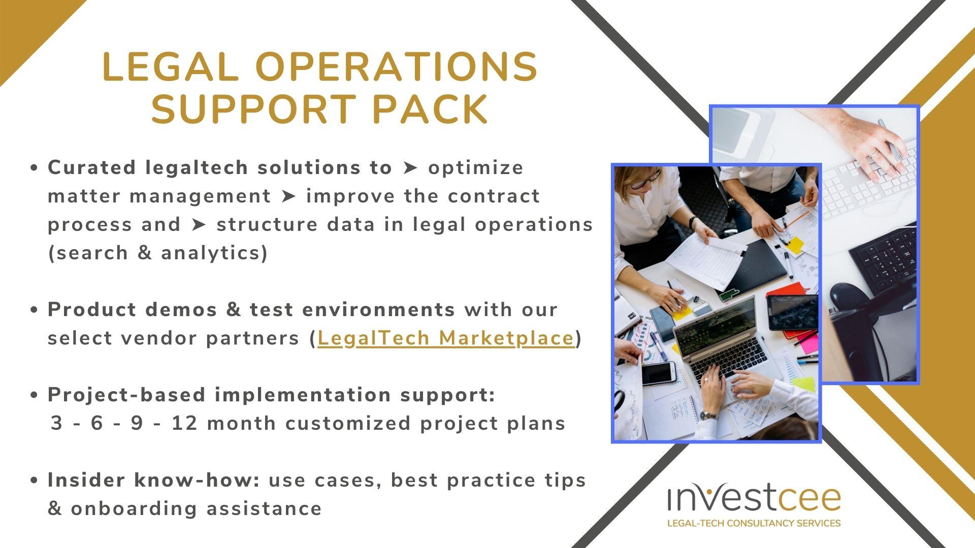Product Legal operations solutions & legaltech consulting to optimize legal work image