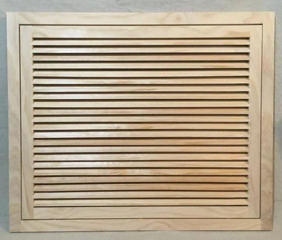 Product 30x24 Wood Return Air Filter Grille | WoodAirGrille.com image