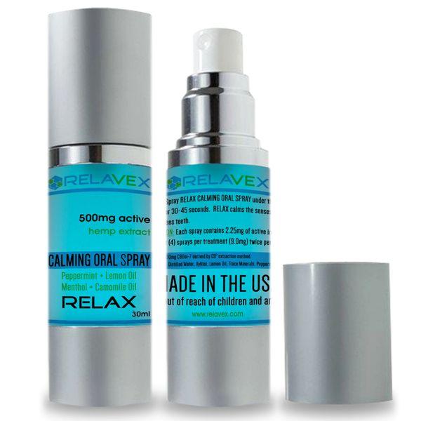 Product Relax Calming Spray with 500mg Pure Hemp Extract | Relavex Health and Beauty Products image