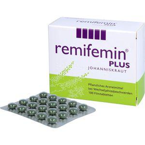 Product REMIFEMIN plus Johanniskraut Filmtabletten 100 St - Wechseljahre - Frau - Themen - St Stephan Apotheke image