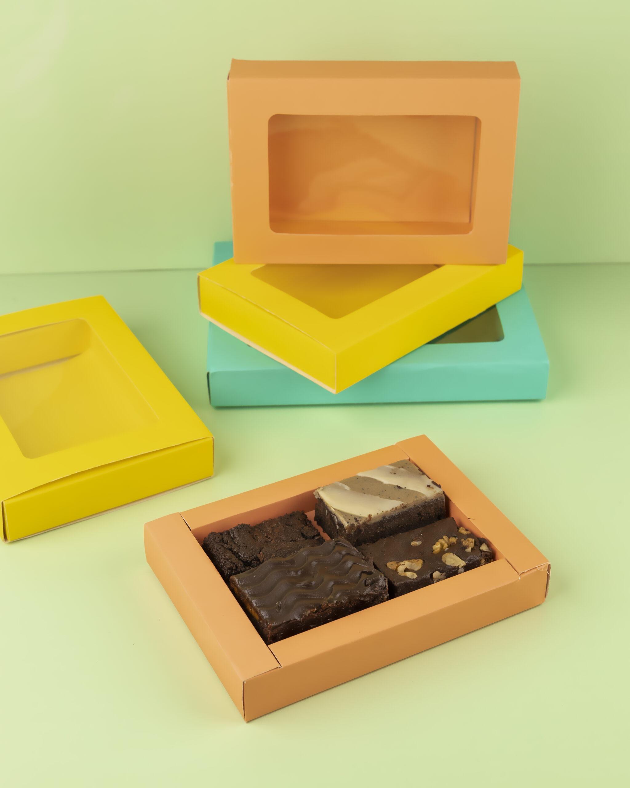 Product Brownie Box with window (7.5x5.5 inches) - Layer One Packaging image