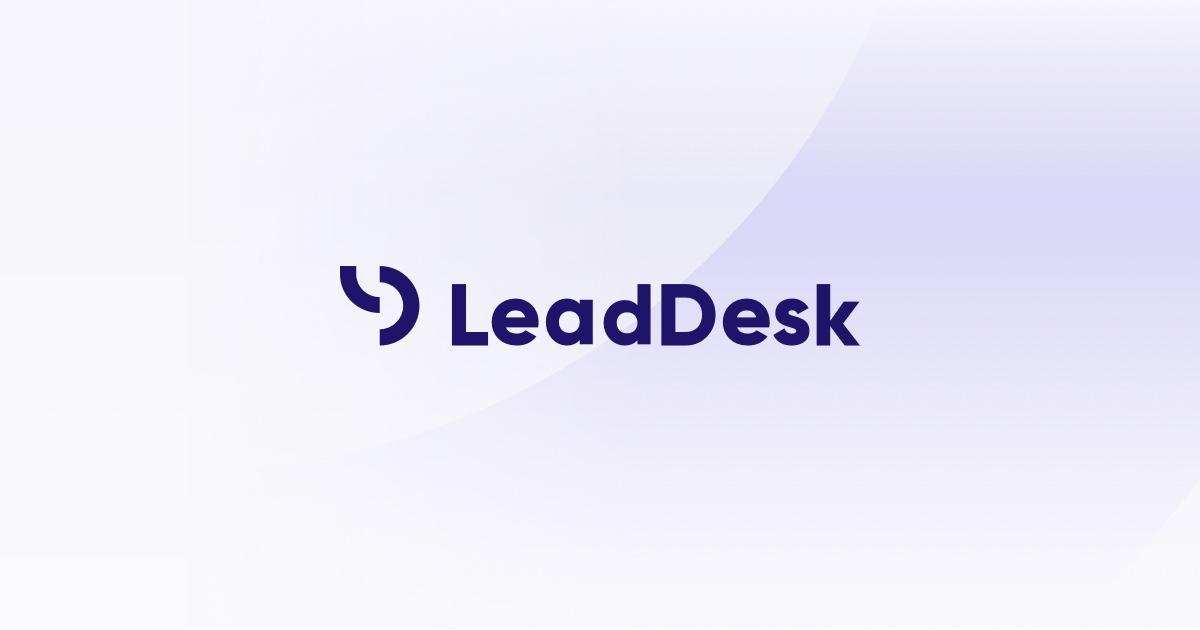 Product: Playbook for Loxy - Realtidsverktyget för teamleads | LeadDesk Sverige
