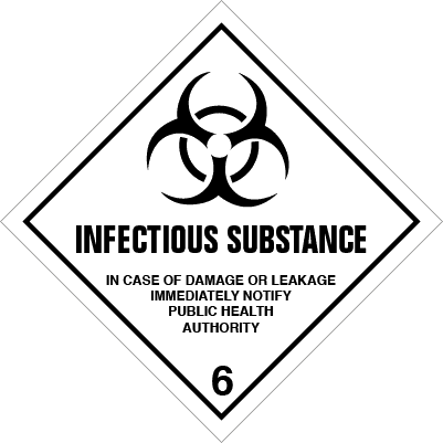Product Infectious Substance 6 Labels - Limpet Labels image