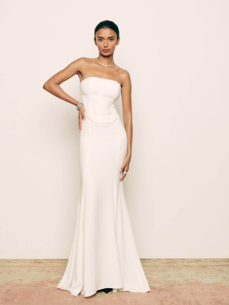 Product Haisley Two Piece - Strapless Bridal | Reformation image