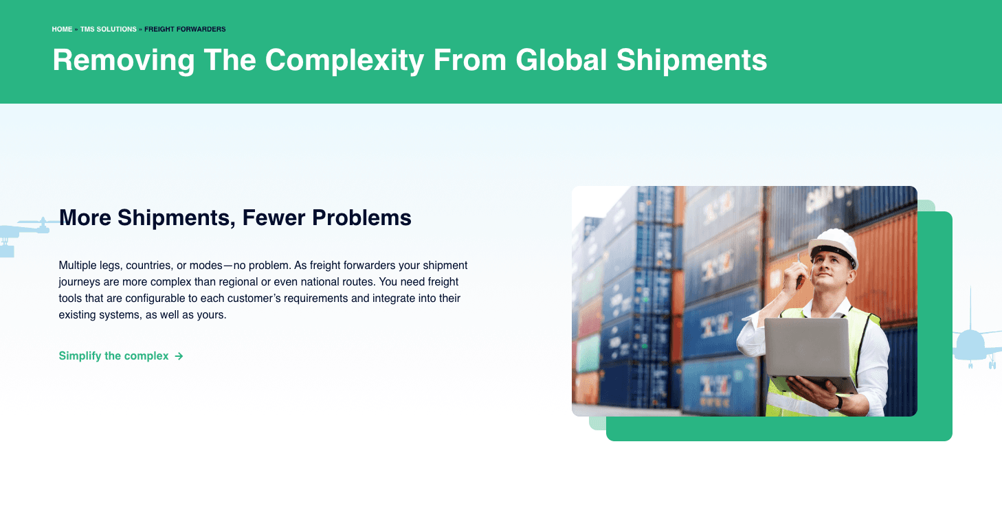 Product Easily Manage Global Logistics Moves For Export & Import image