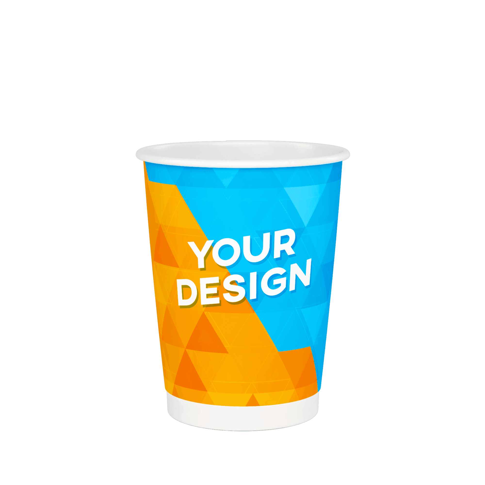 Product Med 360ml (12oz) Custom Coffee Cups Without Lids - MyPaperCups image