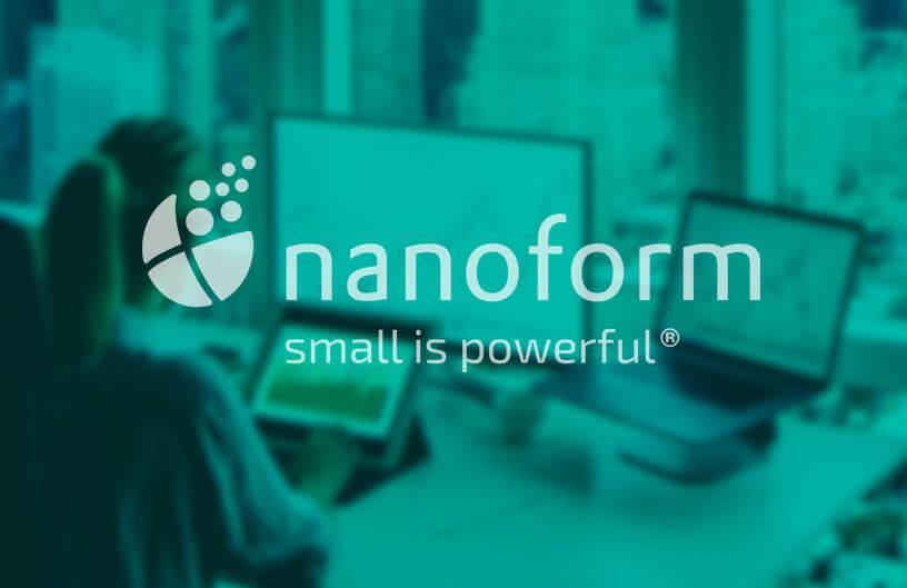 Product Nanoform set to boost world-class nanonization services with appointment of Chief Technology Officer – Nanoform small is powerful image