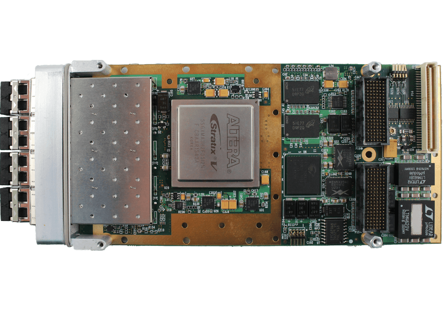 Product V1131 Quad-Port XMC FPGA Card | New Wave DV image