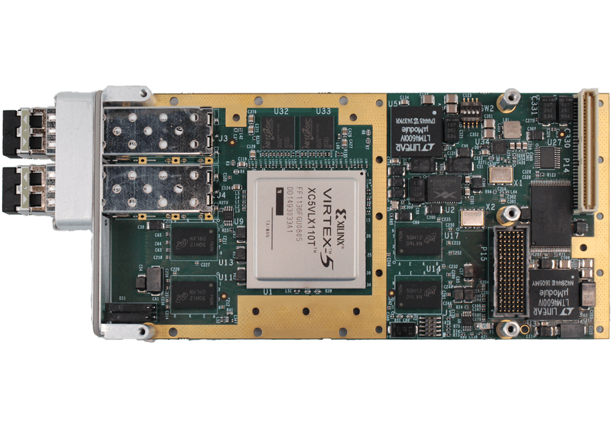 Product V1121 Dual-Port XMC FPGA Card | New Wave DV image
