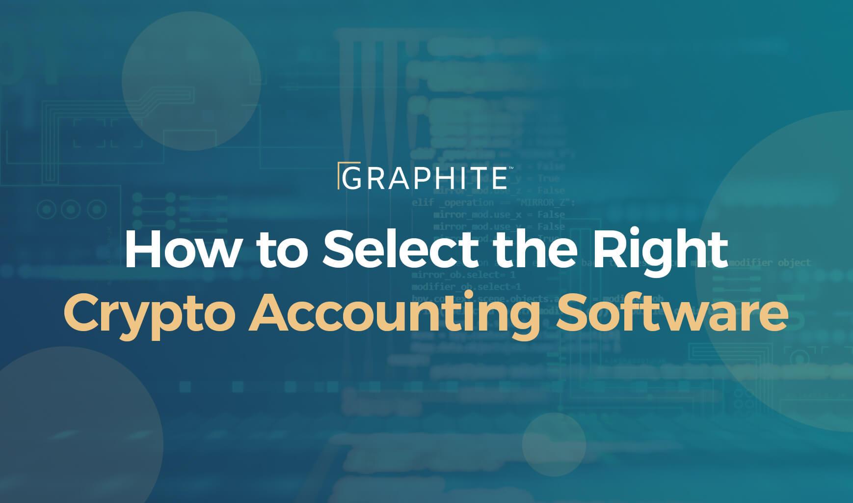 Product How to Select the Best Crypto Accounting Software | Graphite image