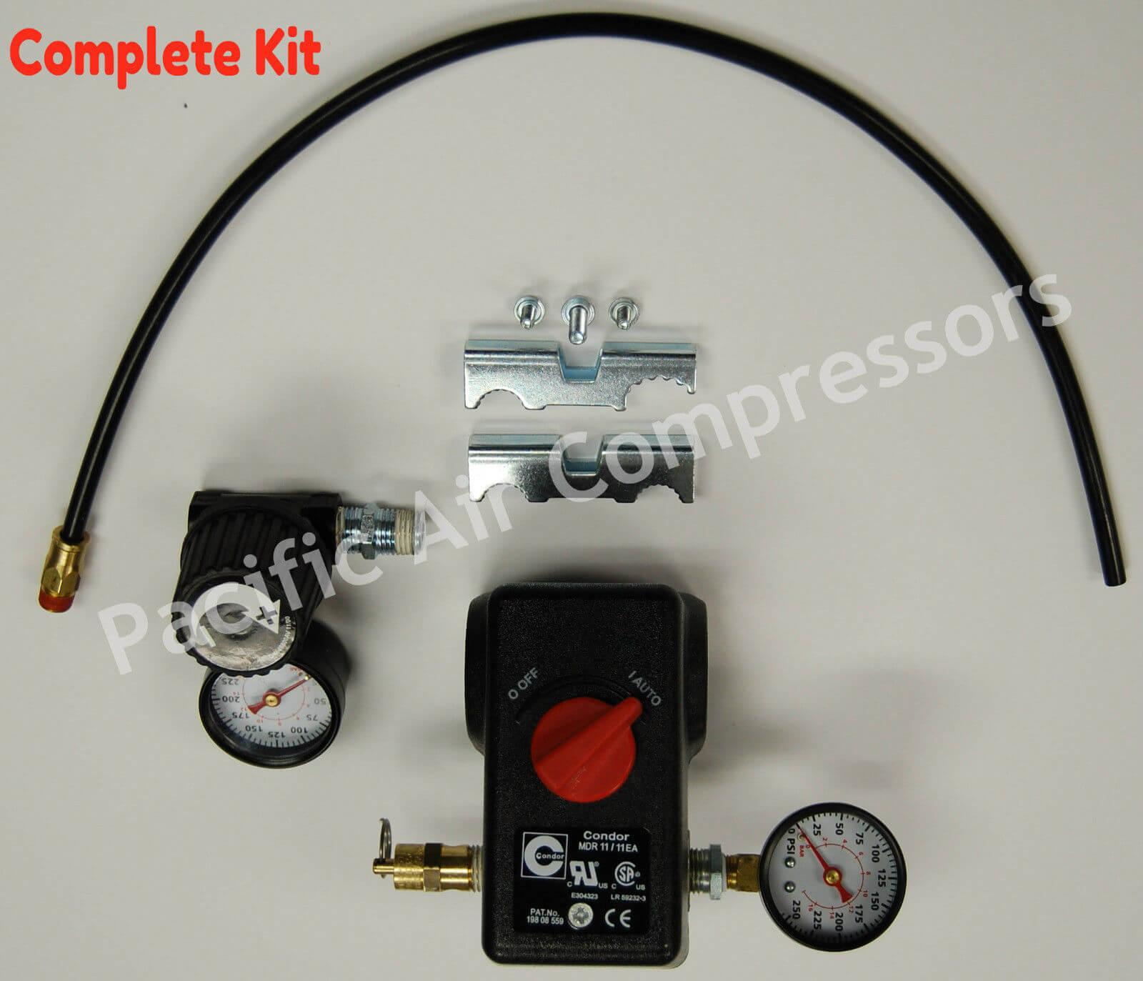 Product CV219406AJ CAMPBELL HAUSFELD REPLACEMENT PRESSURE SWITCH FOUR PORT WITH ON/OFF - Pacific Air Compressors image