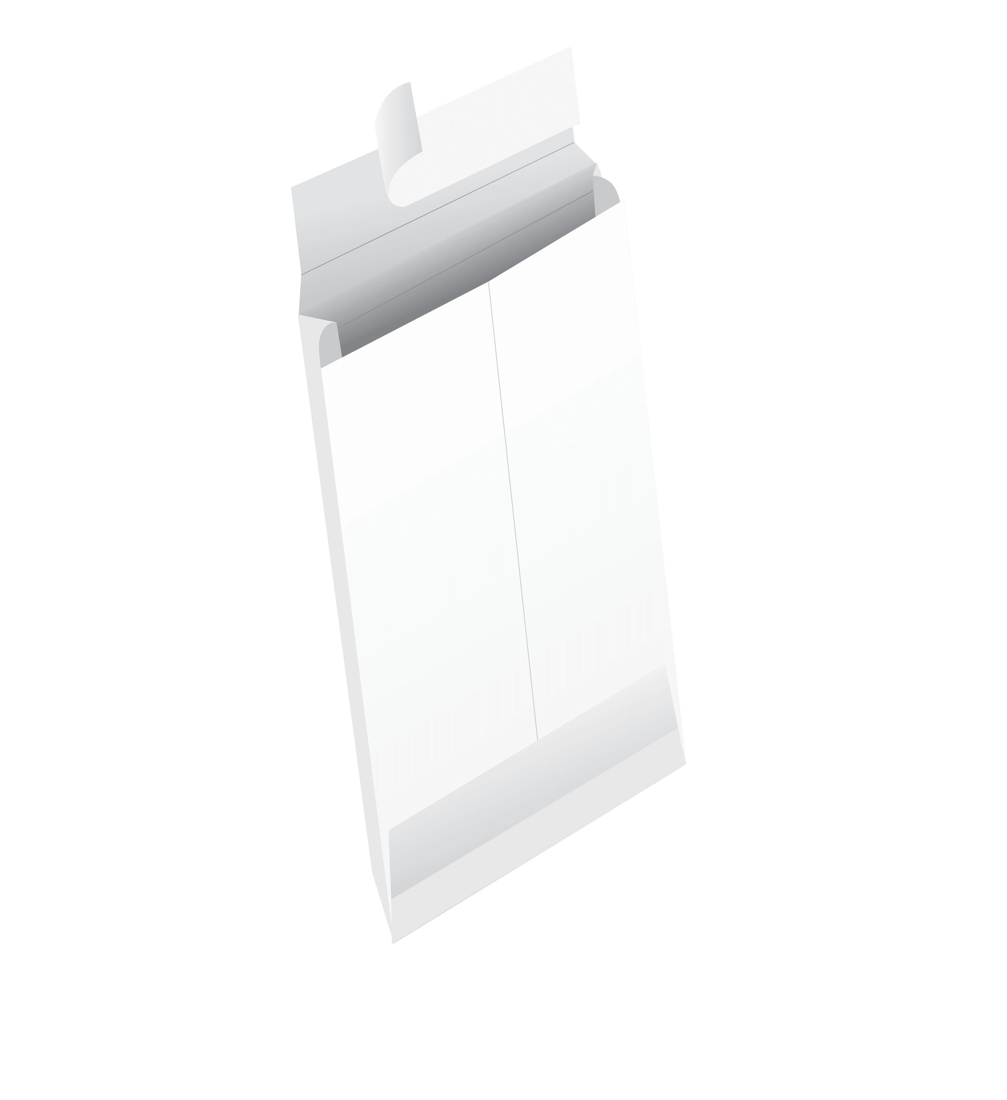 Product White Kraft SUB 28 Expansion / Open EndZip Stick® - Flaps FoldedV_Bottom Style250/Carton - Papercone image