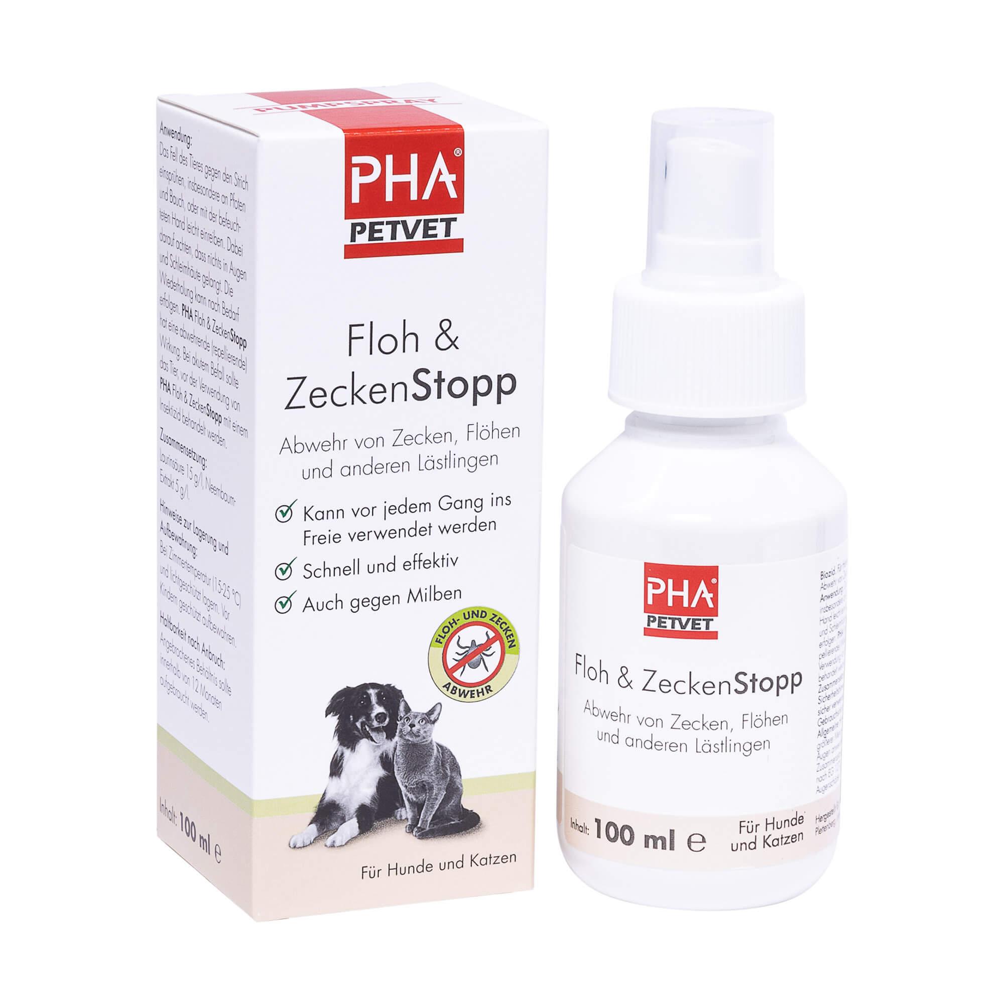 Product PHA Floh & ZeckenStopp für Hunde und Katzen - PetVet image