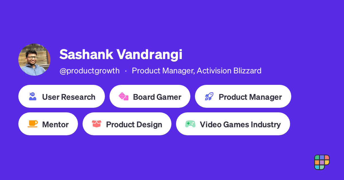 Product: Polywork | Sashank Vandrangi - Product Manager, Activision Blizzard