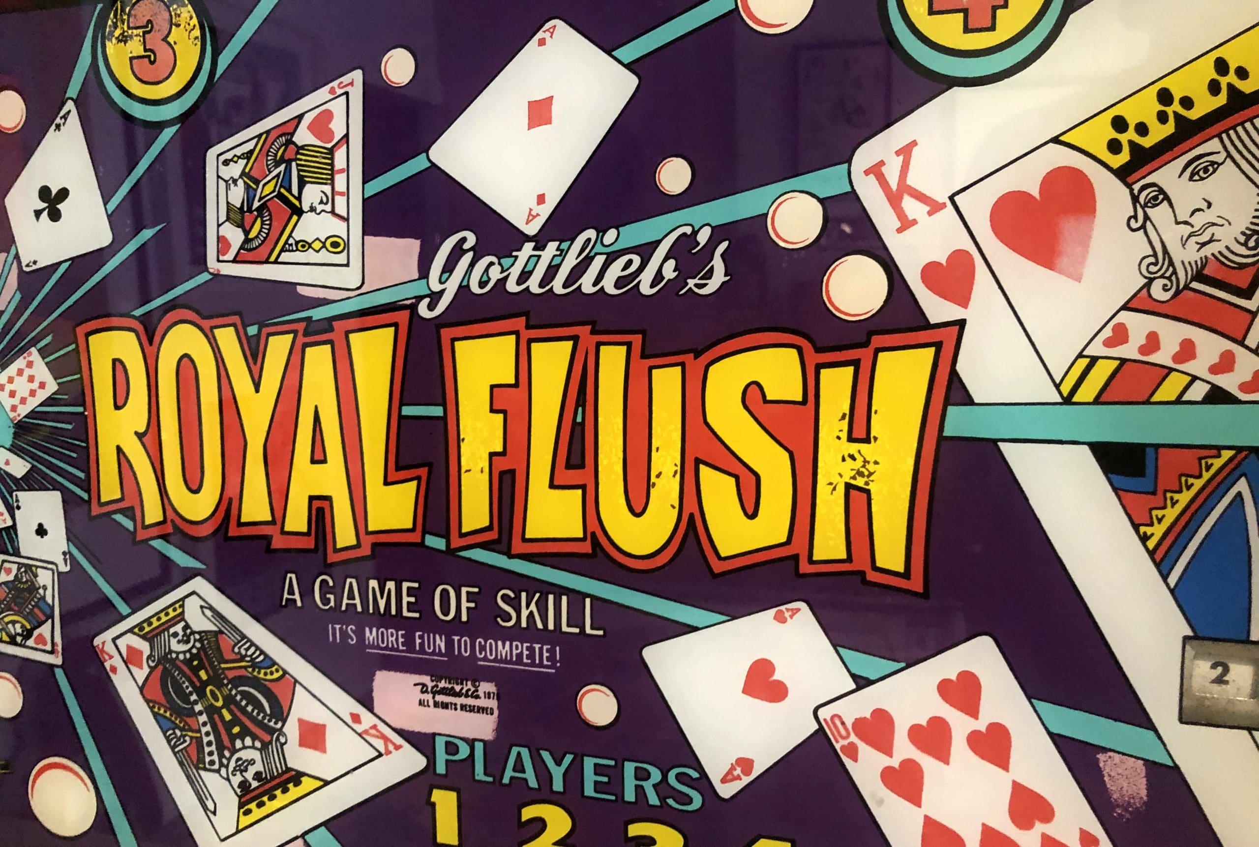 Product: Gottlieb Royal Flush Pinball | Project 13