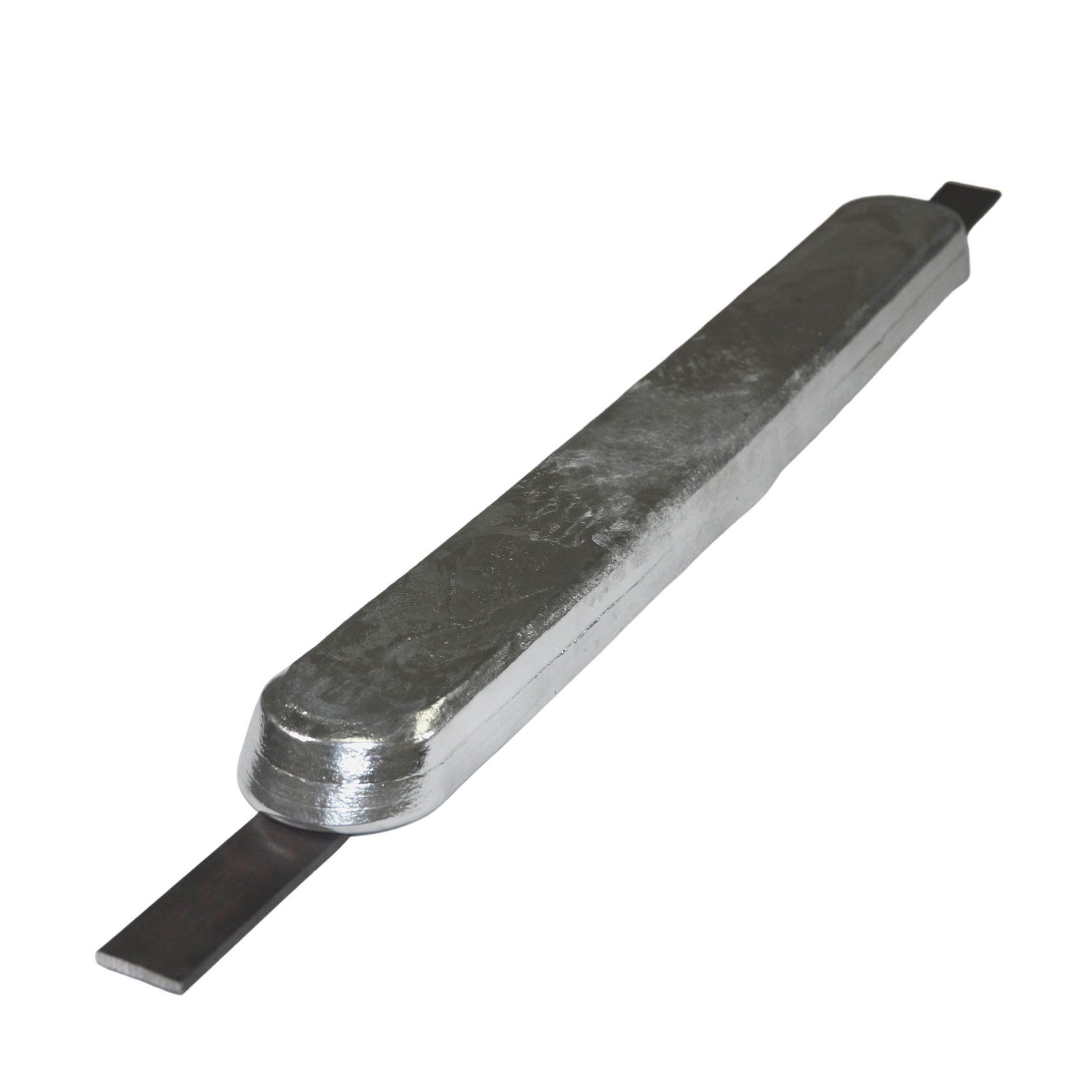 Product A2204 Aluminum Anode, Steel Strap - Purity Casting Alloys Ltd. image