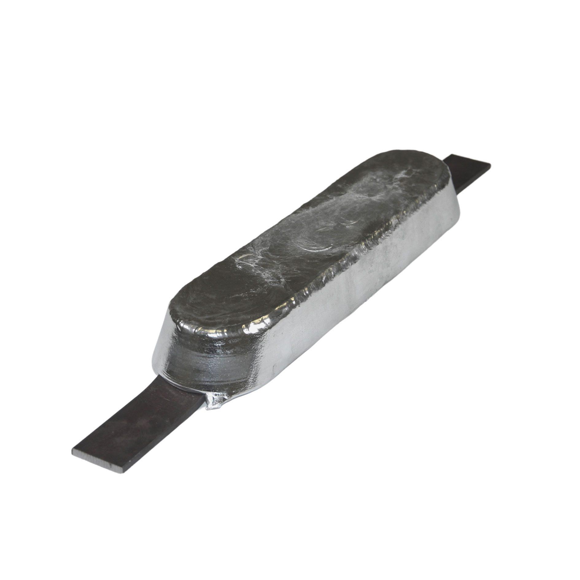 Product A3305 Aluminum Anode, Steel Strap - Purity Casting Alloys Ltd. image