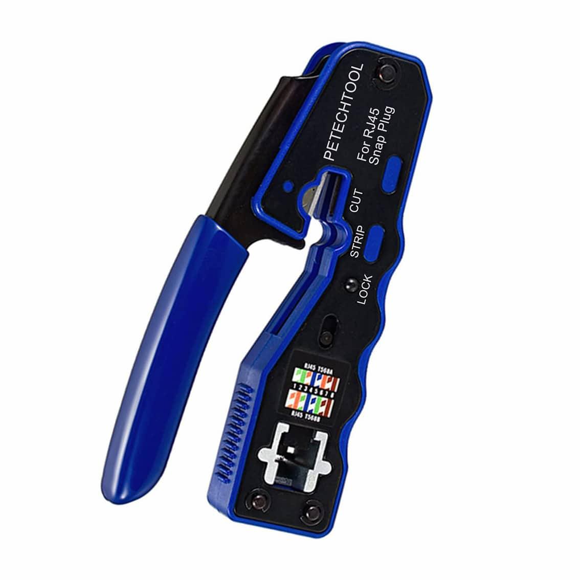 Product RJ45 Connection All in One Crimping Tool - CAT7 CAT6 CAT5 RJ11 RJ12 RJ45 - Phipps Electronics image