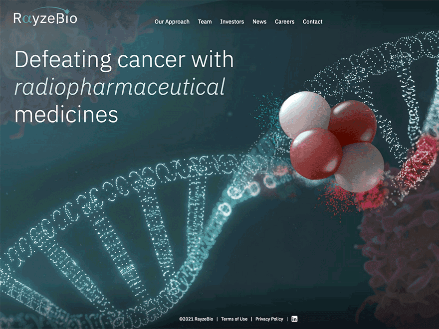 Product RayzeBio Launches with $45 Million Series A to Advance Portfolio of Targeted Radiopharmaceuticals for Cancer Therapeutics - RayzeBio image
