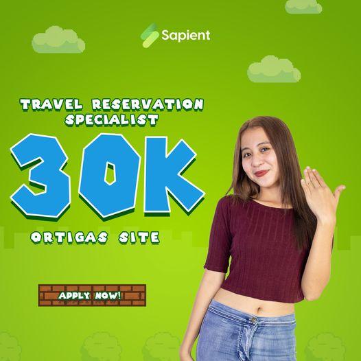 Product Customer Service Representatives - Travel Account (Ortigas site) - Earn up to 30K - Sapient Global Philippines image