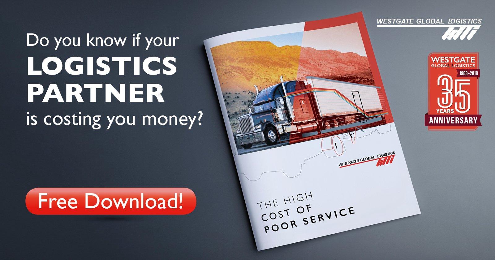 Product The High Cost of Poor Service - Westgate Global Logistics image