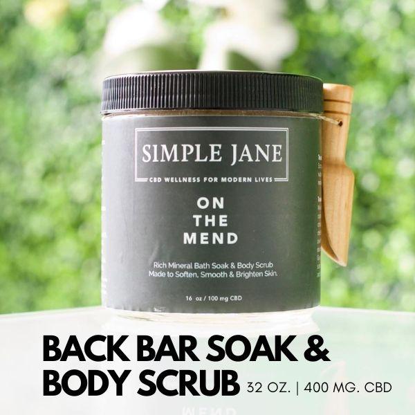 Product [Wholesale] Back Bar On The Mend Soak and Body Scrub - Simple Jane Co. image
