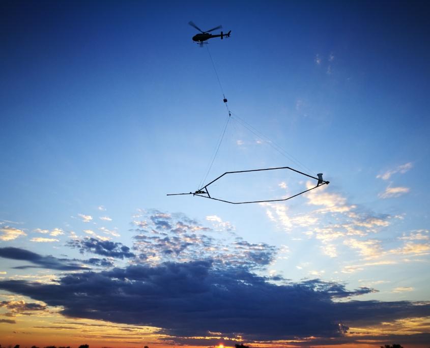 Product Research & Development of SkyTEM airborne geophysics image