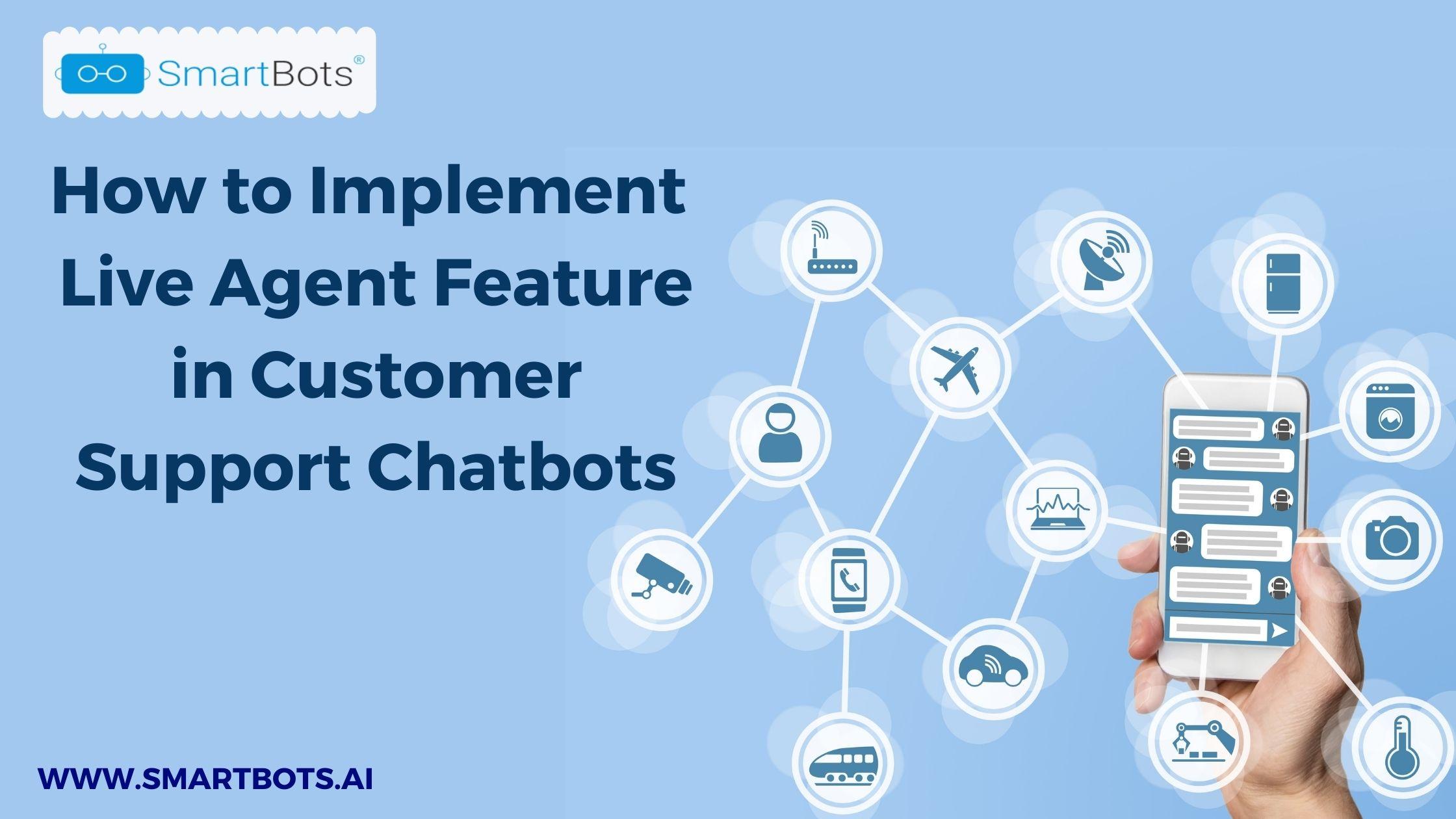 Product How to Implement Live Agent Feature in Customer Support Chatbots - SmartBots image