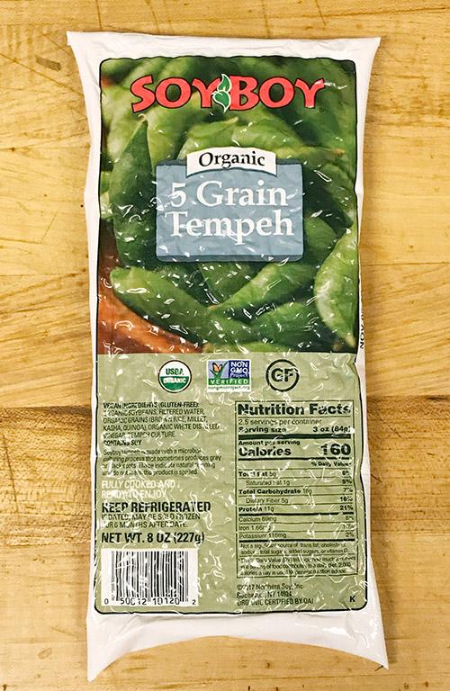 Product Organic 5-Grain Tempeh - Gluten Free, Kosher, Non-GMO - SoyBoy Tofu image