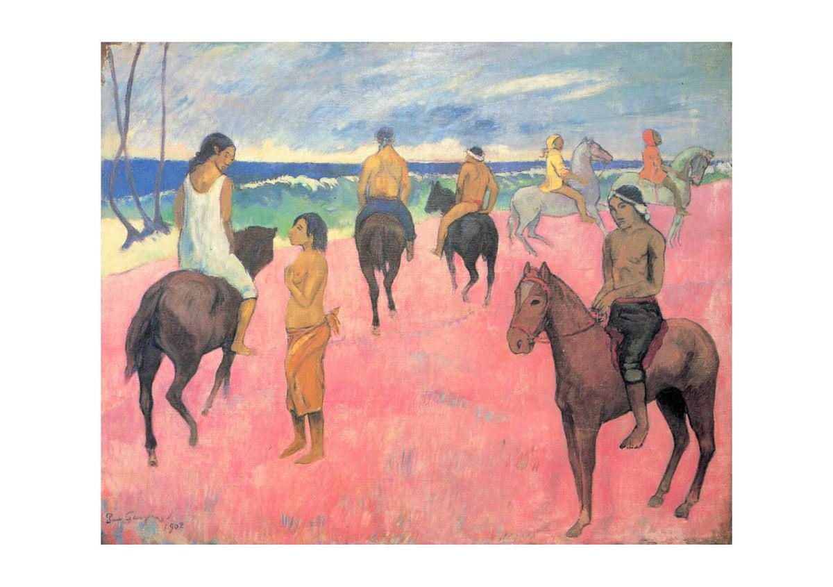 Product Paul Gauguin - Red Field Horses — Spiffing Prints image