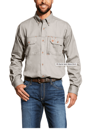 Product ARIAT FR Solid Vent Work Shirt | bhico image
