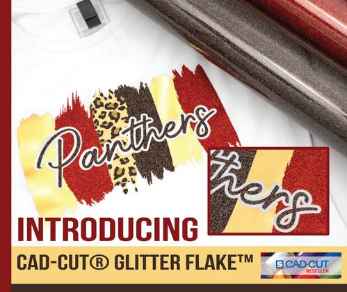 Product: 12"x12" CAD-CUT® Glitter Flake™ Heat Transfer Vinyl | Sign Solutions